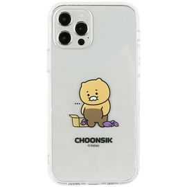 [S2B] Kakao Friends CHOONSIK Clear Reinforcement Case-Smartphone Bumper Camera Guard iPhone Galaxy Case-Made in Korea